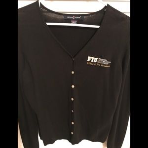 FIU Office of the President Black Cardigan Sweater